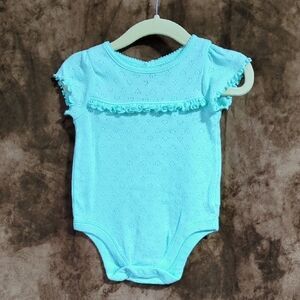 Garanimals Aqua Ruffle Bodysuit Inv 417